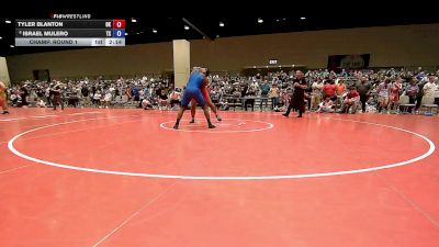 285 lbs Champ. Round 1 - Tyler Blanton, OK vs Israel Mulero, TX