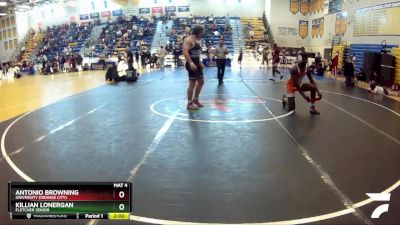 190 Blue Round 3 - Antonio Browning, University (Orange City) vs Killian Lonergan, Fletcher Senior