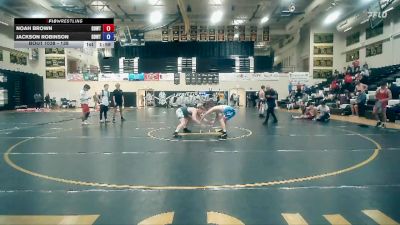 138 lbs 1st Place Match - Jackson Robinson, Team Missouri Select vs Noah Brown, Team Missouri Select