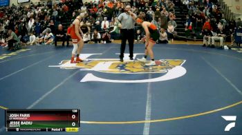 138 lbs Champ. Round 1 - Jesse Badiu, Buckeye vs Josh Faris, Cf Northwest