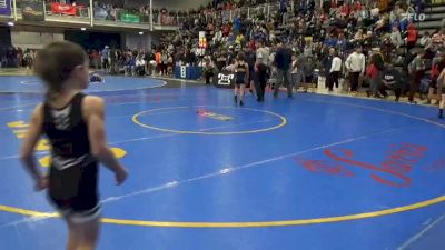 60 lbs Consi Of 8 #1 - Lukas Kutt, Great Neck WC vs Camoren Wright, Bedford