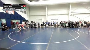 190 lbs Champ. Round 2 - Archer Gale, Woods Cross vs Stockton Sondrup, Timpanogos