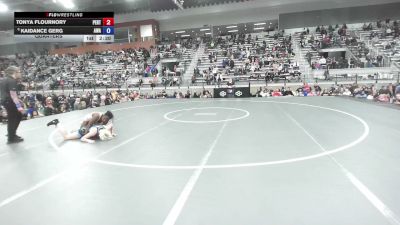 57 kg Quarters - Tonya Flournory, Pembroke RTC vs Kaidance Gerg, Askren Wrestling Academy