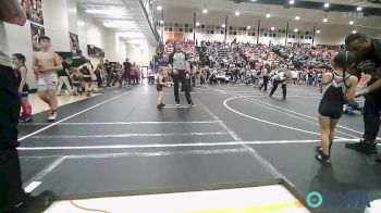 43 lbs Rr Rnd 1 - Kynslee Church, Wagoner Takedown Club vs Dylan Harris, HURRICANE WRESTLING ACADEMY