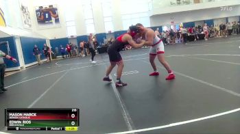 215 lbs Champ. Round 1 - Mason Marck, Bergen Catholic vs Edwin Rios, Brecksville