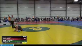 96 lbs Round 3 - Isaac Leonard, Iowa Black vs Jake Amiott, NCWAY National Team