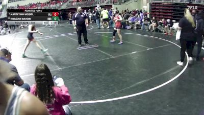 126 lbs Quarterfinal - Reagan Eaton, Nebraska Wrestling Academy vs Katelynn Mosel, Plainview