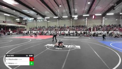 190 lbs 3rd Place - Harvey Blackwater, Dennehotso Hawks Athletic vs CadenJace Peters, East Valley Wrestling Club