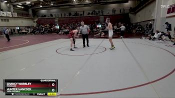 157 lbs Quarterfinal - CHANCY WORSLEY, Mogollon vs Hunter Hancock, Yuma Catholic