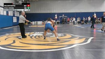 197 lbs Round Of 32 - William Maffei, Wesleyan vs Kyle Stickel, Maine Maritime Academy
