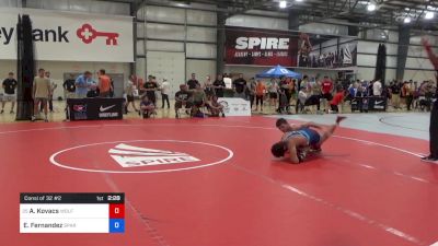 70 kg Consi Of 32 #2 - Aj Kovacs, Wolfpack Wrestling Club vs Ethan Fernandez, Spartan Combat RTC/ TMWC