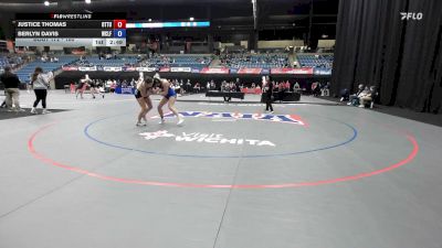 160 lbs Cons. Round 2 - Justice Thomas, Ottawa vs Berlyn Davis, Westcliff