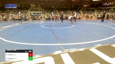 76 lbs Quarterfinal - Hudson Smith, Salina Wrestling Club vs Ryker Dawes, Keystone Wrestling Club