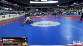 1A-4A 182 Champ. Round 1 - Luke Campbell, White Plains vs Braylin Stidham, W. S. Neal