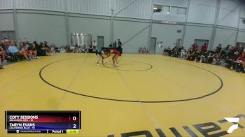 112 lbs 2nd Wrestleback (16 Team) - Coty Sessions, Oklahoma Red vs Taryn Evans, California Blue