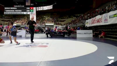 All Cadet Boys Freestyle Upper - 157 lbs Cons. Round 4 - Noeah Merrill, Run To Danger Wrestling vs Emmanuel Trevino, Golden Valley (Merced) High School Wrestling