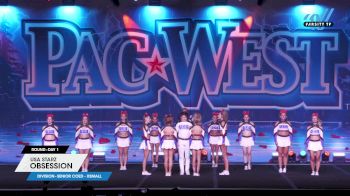 USA Starz - Obsession [2025 L6 Senior Coed - XSmall Day 1] 2025 PacWest Grand Nationals