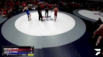 138 lbs Round 3 (16 Team) - Matthew Orbeta, SDIKWA-GR vs Chase Claassen, CMWA-GR
