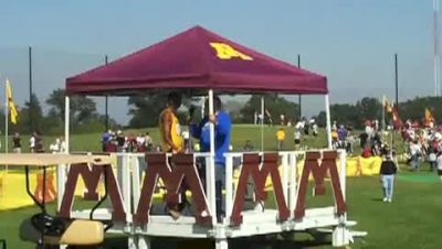 Hassan Mead with Mike Jay after 2009 Roy Griak