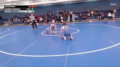 121-131 lbs Semifinal - Kamden Robinson, Elm Creek Youth Wrestling Club vs Jaxon Lewis, Kearney Matcats