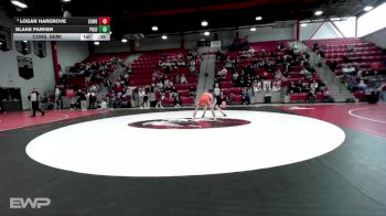 138 lbs Cons. Semi - Blake Parker, PONCA CITY vs Logan Hargrove, COWETA