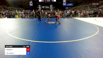 124 lbs Cons 32 #2 - Ishitha Mallidi, TX vs Alexis Lauta, PA