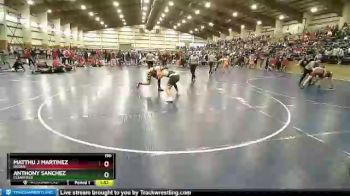 190 lbs Champ. Round 1 - Matthu J Martinez, Ogden vs Anthony Sanchez, Clearfield