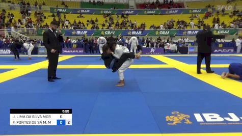 JULIANE LIMA DA SILVA MORAES vs FERNANDA PONTES DE SÁ M. MOURA 2023 Brasileiro Jiu-Jitsu IBJJF