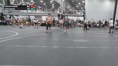 120 lbs Finals (8 Team) - Carter Chunko, Grit Mat Club Blue vs John Segata, Steller Trained Caij Vanda