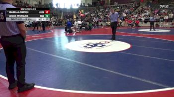 6A 100 lbs 3rd Place Match - Leslie Marquez, Rogers vs Isabella Totten, CONWAY HIGH SCHOOL