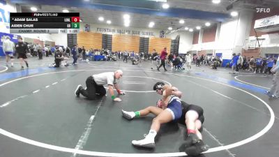 157 lbs Champ. Round 3 - Aiden Chur, Granite Hills vs Adam Salas, Los Alamitos
