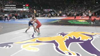 Champ. Round 1 - Jayce Hoffman, Chadron vs Jaedon Welton, Lincoln Christian