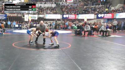 A - 103 lbs Champ. Round 1 - Callen Ballard, Bigfork vs Tucker Stygles, Havre