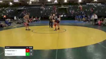 132 lbs Final - Aiden Robertson, Millard South vs Perry Swarm, Kearney High School