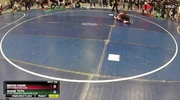 48 lbs Cons. Round 4 - Shane Toth, Little Warriors Wrestling Club vs Broox Manis, Delta Wrestling Club