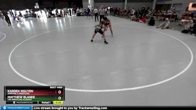 106 lbs Cons. Round 2 - Matthew Blanke, The Wrestling Academy vs Karden Nguyen, Surfside X Wrestling