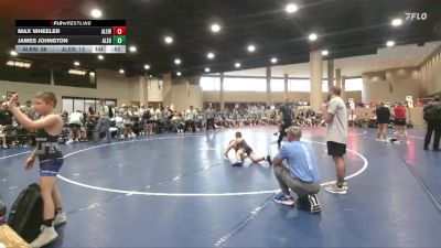 90 lbs Round 1 (6 Team) - James Johnston, Alabama Elite Blue vs Max Wheeler, Alabama Elite Red