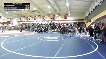 165 lbs Champ. Round 2 - Ali Ibrahim, Canyon Springs vs Justin Patterson, Lakeside/Lake Elsinore