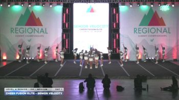 Cheer Fusion Elite - Senior Velocity [2026 L4 Senior - D2 - Medium DAY 1] 2026 The Midwest Regional Summit