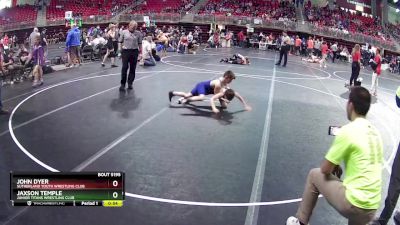 85 lbs Cons. Round 4 - John Dyer, Sutherland Youth Wrestling Club vs Jaxson Temple, Junior Titans Wrestling Club