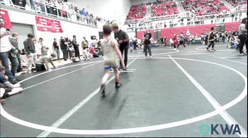 52 lbs Consi Of 8 #1 - Zephyr Mechling, Choctaw Ironman vs Adan Reza, Watonga Youth Wrestling