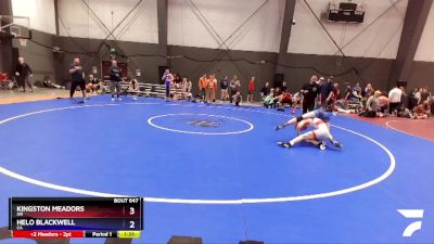 126 lbs Cons. Round 2 - Kingston Meadors, OR vs Helo Blackwell, CA
