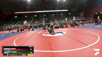 3A-145 lbs Cons. Semi - Maddux Hintz, Green River vs Garrett Haley, Pinedale