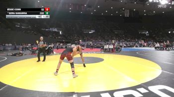 2A/1A Boys 132 Semifinal - Jesse Conn, Illinois Valley Boys vs Ezra Sanabria, Culver Boys