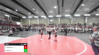 87 lbs Final - Cash Sanders, Stout Wr Acd vs Daniel Solis, NM Royalty