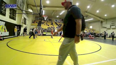 126-A lbs Semifinal - Calvin Burton, Grove vs Caleb Miller, Fort Gibson Youth Wrestling