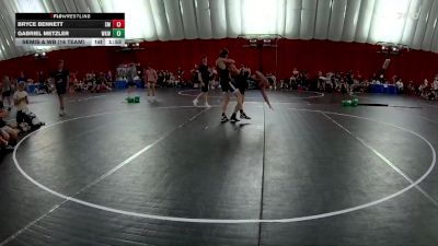 165 lbs Semis & Wb (16 Team) - Gabriel Metzler, Waunakee vs Bryce BENNETT, Savannah-Maysville A