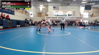 165 lbs Round 2 (6 Team) - Dilan Ruiz, Otero Junior College vs Gabe Lake, North Idaho College