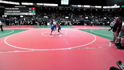 154 lbs Champ. Round 1 - Aaron Beranek, BLW3 vs Rylan Nelson, OLO1
