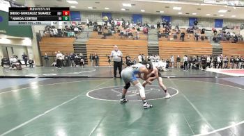 126 lbs Cons. Round 4 - Diego Gonzalez Suarez, Rancho Buena Vista vs Nakoa Cortes, Rancho Bernardo